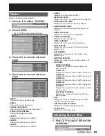 Preview for 81 page of Panasonic DLP PT-D12000E Operating Instructions Manual