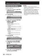 Preview for 90 page of Panasonic DLP PT-D12000E Operating Instructions Manual