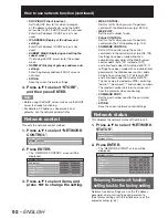 Preview for 92 page of Panasonic DLP PT-D12000E Operating Instructions Manual