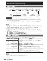 Preview for 108 page of Panasonic DLP PT-D12000E Operating Instructions Manual