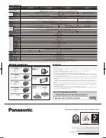 Предварительный просмотр 2 страницы Panasonic DLP PT-D6000 Specification Sheet