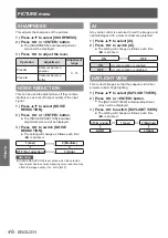 Preview for 46 page of Panasonic DLP PT-DW530E Operating Instructions Manual