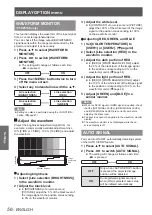 Preview for 56 page of Panasonic DLP PT-DW530E Operating Instructions Manual