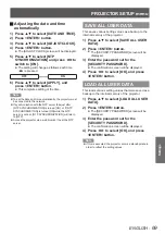 Предварительный просмотр 69 страницы Panasonic DLP PT-DW530E Operating Instructions Manual