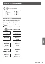 Предварительный просмотр 71 страницы Panasonic DLP PT-DW530E Operating Instructions Manual