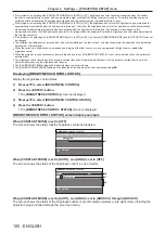 Preview for 100 page of Panasonic DLP PT-FRZ50 Operating Instructions (Functional Manual)