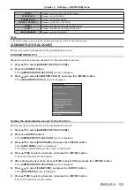 Preview for 123 page of Panasonic DLP PT-FRZ50 Operating Instructions (Functional Manual)