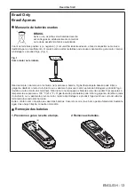 Preview for 13 page of Panasonic DLP PT-FRZ50 Operating Instructions Manual