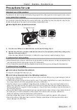 Preview for 17 page of Panasonic DLP PT-FRZ50 Operating Instructions Manual