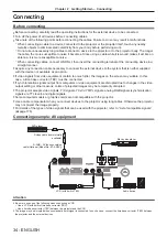 Preview for 34 page of Panasonic DLP PT-FRZ50 Operating Instructions Manual