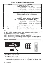 Preview for 40 page of Panasonic DLP PT-FRZ50 Operating Instructions Manual