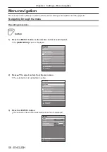 Preview for 58 page of Panasonic DLP PT-FRZ50 Operating Instructions Manual