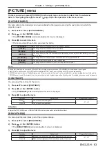 Preview for 63 page of Panasonic DLP PT-FRZ50 Operating Instructions Manual