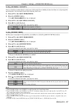 Preview for 97 page of Panasonic DLP PT-FRZ50 Operating Instructions Manual