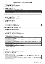 Preview for 107 page of Panasonic DLP PT-FRZ50 Operating Instructions Manual