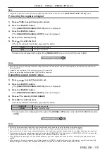 Preview for 115 page of Panasonic DLP PT-FRZ50 Operating Instructions Manual