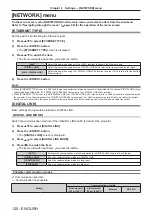 Preview for 120 page of Panasonic DLP PT-FRZ50 Operating Instructions Manual