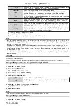 Preview for 70 page of Panasonic DLP PT-FRZ60 Operating Instructions (Functional Manual)