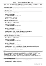 Preview for 109 page of Panasonic DLP PT-FRZ60 Operating Instructions (Functional Manual)