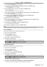 Preview for 127 page of Panasonic DLP PT-FRZ60 Operating Instructions (Functional Manual)