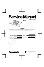 Preview for 1 page of Panasonic DLS6 Service Manual