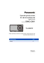 Panasonic DMC-CM1 Operating Instructions Manual предпросмотр