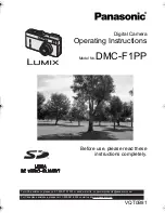 Panasonic DMC-F1S - Lumix Digital Camera Operating Instructions Manual предпросмотр