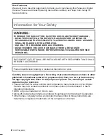 Preview for 2 page of Panasonic DMC-F2K Basic Operating Instructions Manual