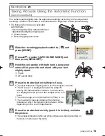 Preview for 15 page of Panasonic DMC-F2K Basic Operating Instructions Manual