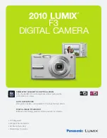 Panasonic DMC-F3K Specifications preview