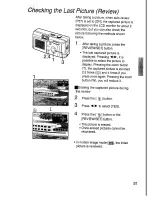 Preview for 25 page of Panasonic DMC-F7A Operating Instructions Manual