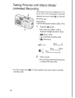 Preview for 40 page of Panasonic DMC-F7A Operating Instructions Manual