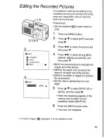 Preview for 45 page of Panasonic DMC-F7A Operating Instructions Manual