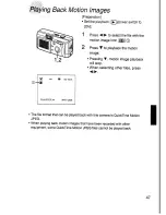 Preview for 47 page of Panasonic DMC-F7A Operating Instructions Manual