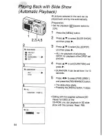 Preview for 54 page of Panasonic DMC-F7A Operating Instructions Manual