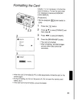 Preview for 55 page of Panasonic DMC-F7A Operating Instructions Manual