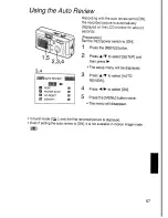 Preview for 57 page of Panasonic DMC-F7A Operating Instructions Manual