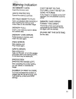 Preview for 71 page of Panasonic DMC-F7A Operating Instructions Manual