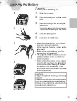 Preview for 13 page of Panasonic DMC-F7PP Operating Instructions Manual