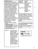 Preview for 3 page of Panasonic DMC-F7PP User Manual