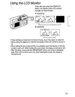 Preview for 21 page of Panasonic DMC-F7PP User Manual