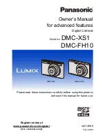 Panasonic DMC-FH10P Owner'S Manual preview