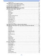 Предварительный просмотр 3 страницы Panasonic DMC-FH10P Owner'S Manual