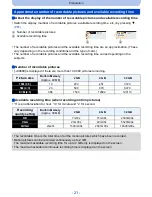 Предварительный просмотр 21 страницы Panasonic DMC-FH10P Owner'S Manual