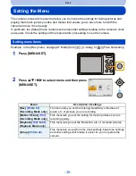 Предварительный просмотр 38 страницы Panasonic DMC-FH10P Owner'S Manual