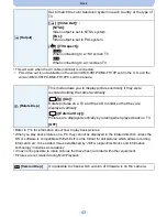 Предварительный просмотр 43 страницы Panasonic DMC-FH10P Owner'S Manual