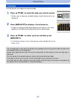 Предварительный просмотр 87 страницы Panasonic DMC-FH10P Owner'S Manual
