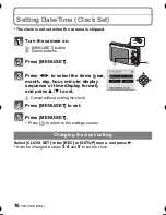 Preview for 16 page of Panasonic DMC-FH1A Basic Operating Instructions Manual