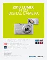 Предварительный просмотр 1 страницы Panasonic DMC-FH20A Specifications