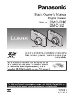 Preview for 1 page of Panasonic DMC-FH6K Basic Owner'S Manual